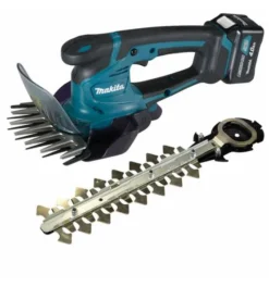 Makita Akku-Gras-/Strauchschere 12V Max., Akku, Ladegerät, Zubehör