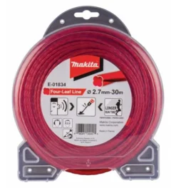 Makita Mähfaden Four-Leaf 2,7 Mm, 30 M, Rot