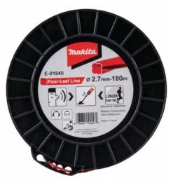Makita Mähfaden Four-Leaf 2,7 Mm, 180 M, Rot 6 Makita Mähfaden Four-Leaf 2,7 Mm, 180 M, Rot -Makki Geschaft ersatzfaden 776197 czm
