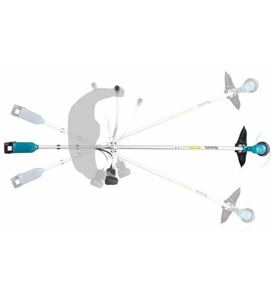 Makita Akku-Rasentrimmer 18V, 3.500-6.000 Min, 230/255/300 Mm, Inkl. Zubehör, Schultergurt 2 Makita Akku-Rasentrimmer 18V, 3.500-6.000 Min, 230/255/300 Mm, Inkl. Zubehör, Schultergurt – Bild 2