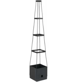 Floraworld Tomatenpflanzturm M.Kasten 150cm Anthrazit FW