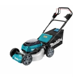 Makita Akku-Rasenmäher 2x18V, 46 Cm, 60 L, Zubehör, Akku, Ladegerät, Mulchkeil -Makki Geschaft rasenmaeher akku 1319232 czm