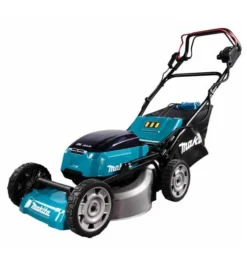 Makita Akku-Rasenmäher 2x18V, 46 Cm, 60 L, Zubehör, Akku, Ladegerät, Mulchkeil -Makki Geschaft rasenmaeher akku 1319233 czm