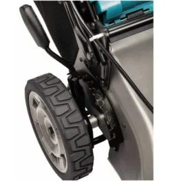 Makita Akku-Rasenmäher 2x18V, 46 Cm, 60 L, Zubehör, Akku, Ladegerät, Mulchkeil -Makki Geschaft rasenmaeher akku 1319243 czm