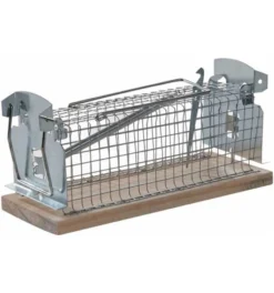 Drahtkäfig-Mausefalle Lebendfalle 153x60x72mm NOW